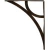 imageEkena Millwork BKTM01X10X12SGLABZ Metal Bracket 1 12quot W x 10quot D x 12quot H Antiqued BronzeAntiqued Brass