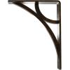 imageEkena Millwork BKTM01X10X12SGLABZ Metal Bracket 1 12quot W x 10quot D x 12quot H Antiqued BronzeAntiqued Brass