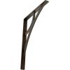 imageEkena Millwork BKTM01X10X12SGLABZ Metal Bracket 1 12quot W x 10quot D x 12quot H Antiqued BronzeAntiqued Brass