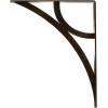 imageEkena Millwork BKTM01X10X12SGLABZ Metal Bracket 1 12quot W x 10quot D x 12quot H Antiqued BronzeAntiqued Brass