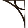 imageEkena Millwork BKTM01X10X12SGLABZ Metal Bracket 1 12quot W x 10quot D x 12quot H Antiqued BronzeAntiqued Bronze