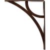 imageEkena Millwork BKTM01X10X12SGLABZ Metal Bracket 1 12quot W x 10quot D x 12quot H Antiqued BronzeAntiqued Copper