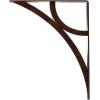 imageEkena Millwork BKTM01X10X12SGLABZ Metal Bracket 1 12quot W x 10quot D x 12quot H Antiqued BronzeAntiqued Copper