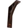 imageEkena Millwork BKTM01X10X12SGLABZ Metal Bracket 1 12quot W x 10quot D x 12quot H Antiqued BronzeAntiqued Copper