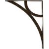 imageEkena Millwork BKTM01X10X12SGLABZ Metal Bracket 1 12quot W x 10quot D x 12quot H Antiqued BronzeAntiqued Pale Gold