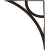 imageEkena Millwork BKTM01X10X12SGLABZ Metal Bracket 1 12quot W x 10quot D x 12quot H Antiqued BronzeAntiqued Pale Gold