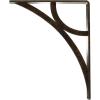 imageEkena Millwork BKTM01X10X12SGLABZ Metal Bracket 1 12quot W x 10quot D x 12quot H Antiqued BronzeAntiqued Pale Gold