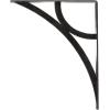 imageEkena Millwork BKTM01X10X12SGLABZ Metal Bracket 1 12quot W x 10quot D x 12quot H Antiqued BronzeAntiqued Pewter