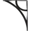 imageEkena Millwork BKTM01X10X12SGLABZ Metal Bracket 1 12quot W x 10quot D x 12quot H Antiqued BronzeAntiqued Silver