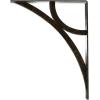 imageEkena Millwork BKTM01X10X12SGLABZ Metal Bracket 1 12quot W x 10quot D x 12quot H Antiqued BronzeAntiqued Warm Silver
