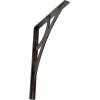 imageEkena Millwork BKTM01X10X12SGLABZ Metal Bracket 1 12quot W x 10quot D x 12quot H Antiqued BronzeAntiqued Warm Silver