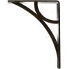 imageEkena Millwork BKTM01X10X12SGLABZ Metal Bracket 1 12quot W x 10quot D x 12quot H Antiqued BronzeAntiqued Warm Silver