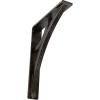 imageEkena Millwork BKTM01X10X12SGLABZ Metal Bracket 1 12quot W x 10quot D x 12quot H Antiqued BronzeAntiqued Warm Silver