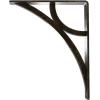 imageEkena Millwork BKTM01X10X12SGLABZ Metal Bracket 1 12quot W x 10quot D x 12quot H Antiqued BronzeAntiqued Warm Silver