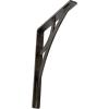 imageEkena Millwork BKTM01X10X12SGLABZ Metal Bracket 1 12quot W x 10quot D x 12quot H Antiqued BronzeAntiqued Warm Silver