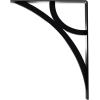 imageEkena Millwork BKTM01X10X12SGLABZ Metal Bracket 1 12quot W x 10quot D x 12quot H Antiqued BronzePowder Coated Black