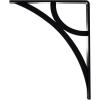 imageEkena Millwork BKTM01X10X12SGLABZ Metal Bracket 1 12quot W x 10quot D x 12quot H Antiqued BronzePowder Coated Black