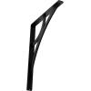 imageEkena Millwork BKTM01X10X12SGLABZ Metal Bracket 1 12quot W x 10quot D x 12quot H Antiqued BronzePowder Coated Black