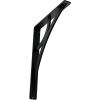 imageEkena Millwork BKTM01X10X12SGLABZ Metal Bracket 1 12quot W x 10quot D x 12quot H Antiqued BronzePowder Coated Black
