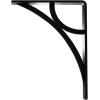 imageEkena Millwork BKTM01X10X12SGLABZ Metal Bracket 1 12quot W x 10quot D x 12quot H Antiqued BronzePowder Coated Black