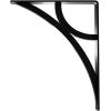imageEkena Millwork BKTM01X10X12SGLABZ Metal Bracket 1 12quot W x 10quot D x 12quot H Antiqued BronzePowder Coated Black
