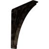 imageEkena Millwork BKTM01X10X12SNE 1 2quot W x 10quot D x 12quot H Nevio Wrought Iron Bracket Single Center BraceAntiqued Brass