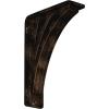 imageEkena Millwork BKTM01X10X12SNE 1 2quot W x 10quot D x 12quot H Nevio Wrought Iron Bracket Single Center BraceAntiqued Bronze