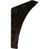imageEkena Millwork BKTM01X10X12SNE 1 2quot W x 10quot D x 12quot H Nevio Wrought Iron Bracket Single Center BraceAntiqued Bronze