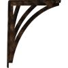 imageEkena Millwork BKTM01X10X12SNE 1 2quot W x 10quot D x 12quot H Nevio Wrought Iron Bracket Single Center BraceAntiqued Bronze