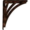 imageEkena Millwork BKTM01X10X12SNE 1 2quot W x 10quot D x 12quot H Nevio Wrought Iron Bracket Single Center BraceAntiqued Copper