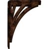 imageEkena Millwork BKTM01X10X12SNE 1 2quot W x 10quot D x 12quot H Nevio Wrought Iron Bracket Single Center BraceAntiqued Copper