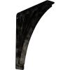imageEkena Millwork BKTM01X10X12SNE 1 2quot W x 10quot D x 12quot H Nevio Wrought Iron Bracket Single Center BraceAntiqued Pale Gold