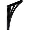 imageEkena Millwork BKTM01X10X12SNE 1 2quot W x 10quot D x 12quot H Nevio Wrought Iron Bracket Single Center BraceAntiqued Pewter