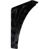 imageEkena Millwork BKTM01X10X12SNE 1 2quot W x 10quot D x 12quot H Nevio Wrought Iron Bracket Single Center BraceAntiqued Pewter