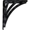 imageEkena Millwork BKTM01X10X12SNE 1 2quot W x 10quot D x 12quot H Nevio Wrought Iron Bracket Single Center BraceAntiqued Pewter