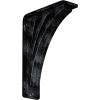 imageEkena Millwork BKTM01X10X12SNE 1 2quot W x 10quot D x 12quot H Nevio Wrought Iron Bracket Single Center BraceAntiqued Pewter