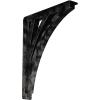 imageEkena Millwork BKTM01X10X12SNE 1 2quot W x 10quot D x 12quot H Nevio Wrought Iron Bracket Single Center BraceAntiqued Warm Silver