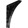 imageEkena Millwork BKTM01X10X12SNE 1 2quot W x 10quot D x 12quot H Nevio Wrought Iron Bracket Single Center BraceAntiqued Warm Silver