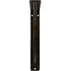 imageEkena Millwork BKTM01X12X15SMI 1 2quot W x 12quot D x 15quot H Miller Wrought Iron Bracket Single Center BraceAntiqued Brass