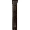 imageEkena Millwork BKTM01X12X15SMI 1 2quot W x 12quot D x 15quot H Miller Wrought Iron Bracket Single Center BraceAntiqued Bronze