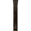 imageEkena Millwork BKTM01X12X15SMI 1 2quot W x 12quot D x 15quot H Miller Wrought Iron Bracket Single Center BraceAntiqued Bronze
