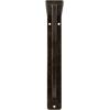 imageEkena Millwork BKTM01X12X15SMI 1 2quot W x 12quot D x 15quot H Miller Wrought Iron Bracket Single Center BraceAntiqued Pale Gold