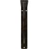 imageEkena Millwork BKTM01X12X15SMI 1 2quot W x 12quot D x 15quot H Miller Wrought Iron Bracket Single Center BraceAntiqued Warm Silver
