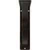 imageEkena Millwork BKTM01X12X15SMI 1 2quot W x 12quot D x 15quot H Miller Wrought Iron Bracket Single Center BraceAntiqued Warm Silver