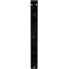 imageEkena Millwork BKTM01X12X15SMI 1 2quot W x 12quot D x 15quot H Miller Wrought Iron Bracket Single Center BraceAntiqued Warm Silver