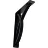 imageEkena Millwork BKTM01X12X15SMI 1 2quot W x 12quot D x 15quot H Miller Wrought Iron Bracket Single Center BracePowder Coated Black