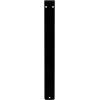 imageEkena Millwork BKTM01X12X15SMI 1 2quot W x 12quot D x 15quot H Miller Wrought Iron Bracket Single Center BracePowder Coated Black