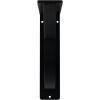 imageEkena Millwork BKTM01X12X15SMI 1 2quot W x 12quot D x 15quot H Miller Wrought Iron Bracket Single Center BracePowder Coated Black