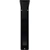 imageEkena Millwork BKTM01X12X15SMI 1 2quot W x 12quot D x 15quot H Miller Wrought Iron Bracket Single Center BracePowder Coated Black