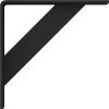 imageEkena Millwork BKTM02X10X10TRHBL 2quotW x 10quotD x 10quotH Traditional Steel Bracket Hammered Black